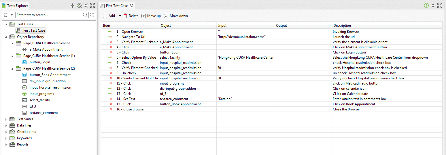 How to Handle Textbox, Checkbox and Radio Button using Katalon Studio